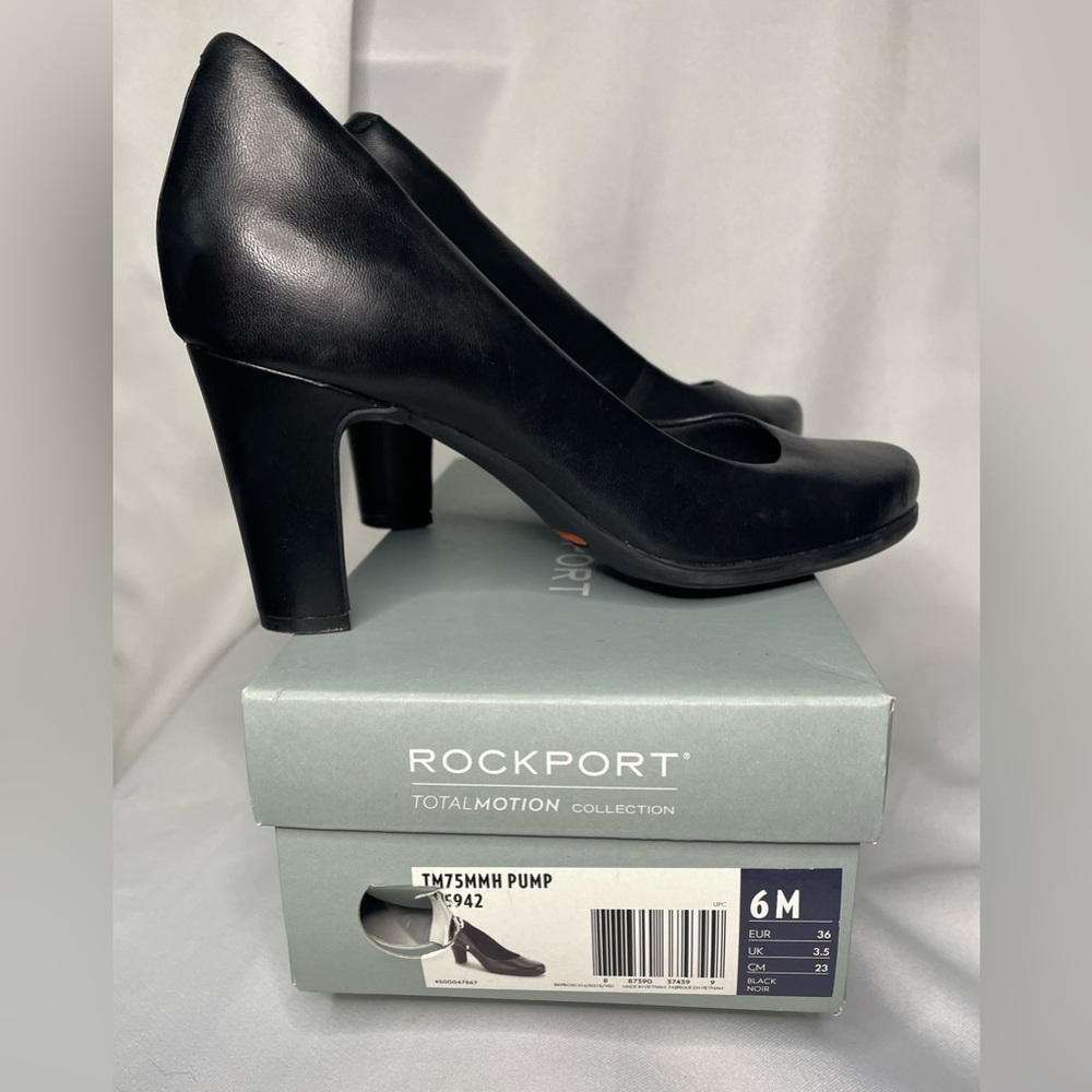 Rockport Total Motion Women's Classic‎ Black Heels